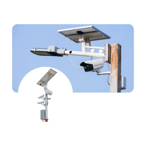 cctv Solar Bullet
